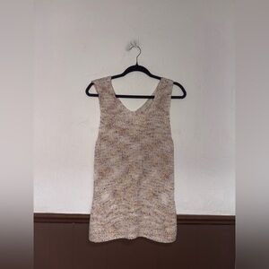 Loft — Cream Knit TankTop